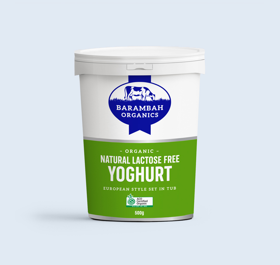 Natural Lactose Free Yoghurts