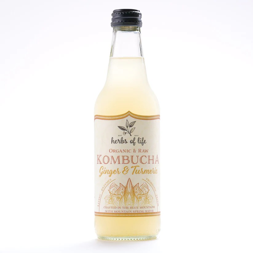 Herbs of Life Turmeric & Ginger Kombucha 330ML