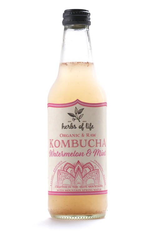 Herbs of Life Watermelon & Mint Kombucha 330ML