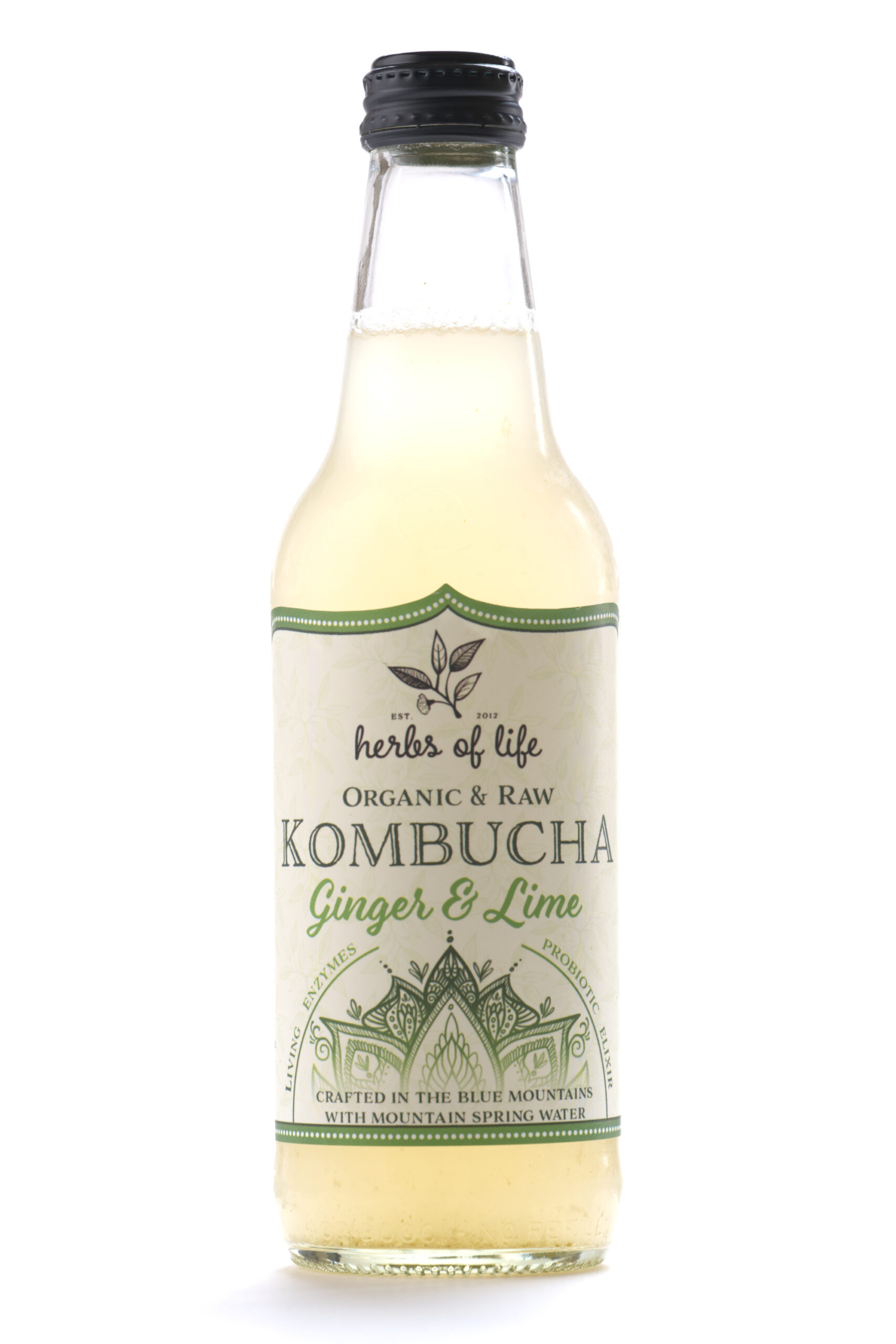 Herbs of Life Ginger & Lime Kombucha 330ml